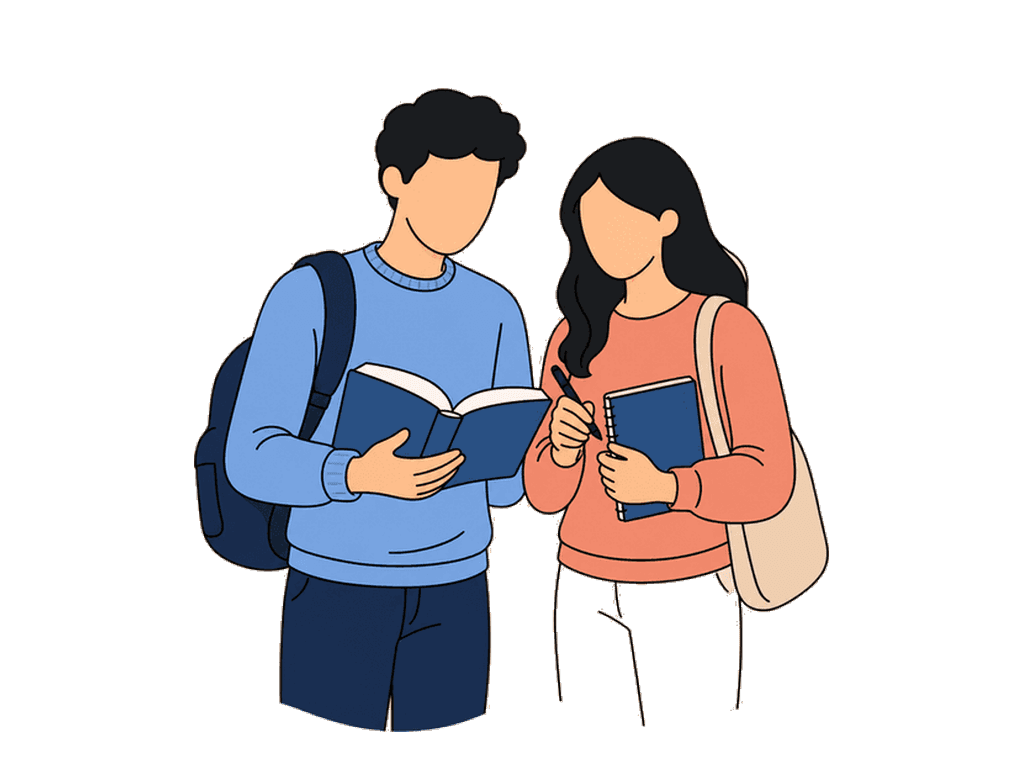 Illustration — étudiant·es en médecine au préclinique